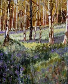 Elizabeth's Painting used in the Bealtaine Second Anthology Cover